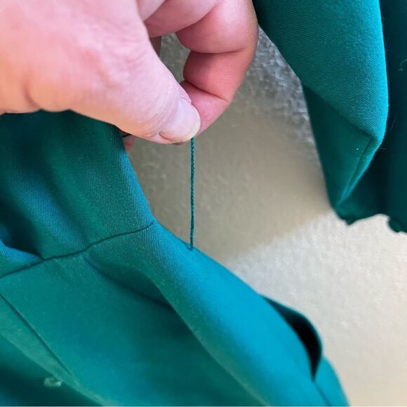 Kenar2 All Wool Green Dress NWT - Picture 7 of 9